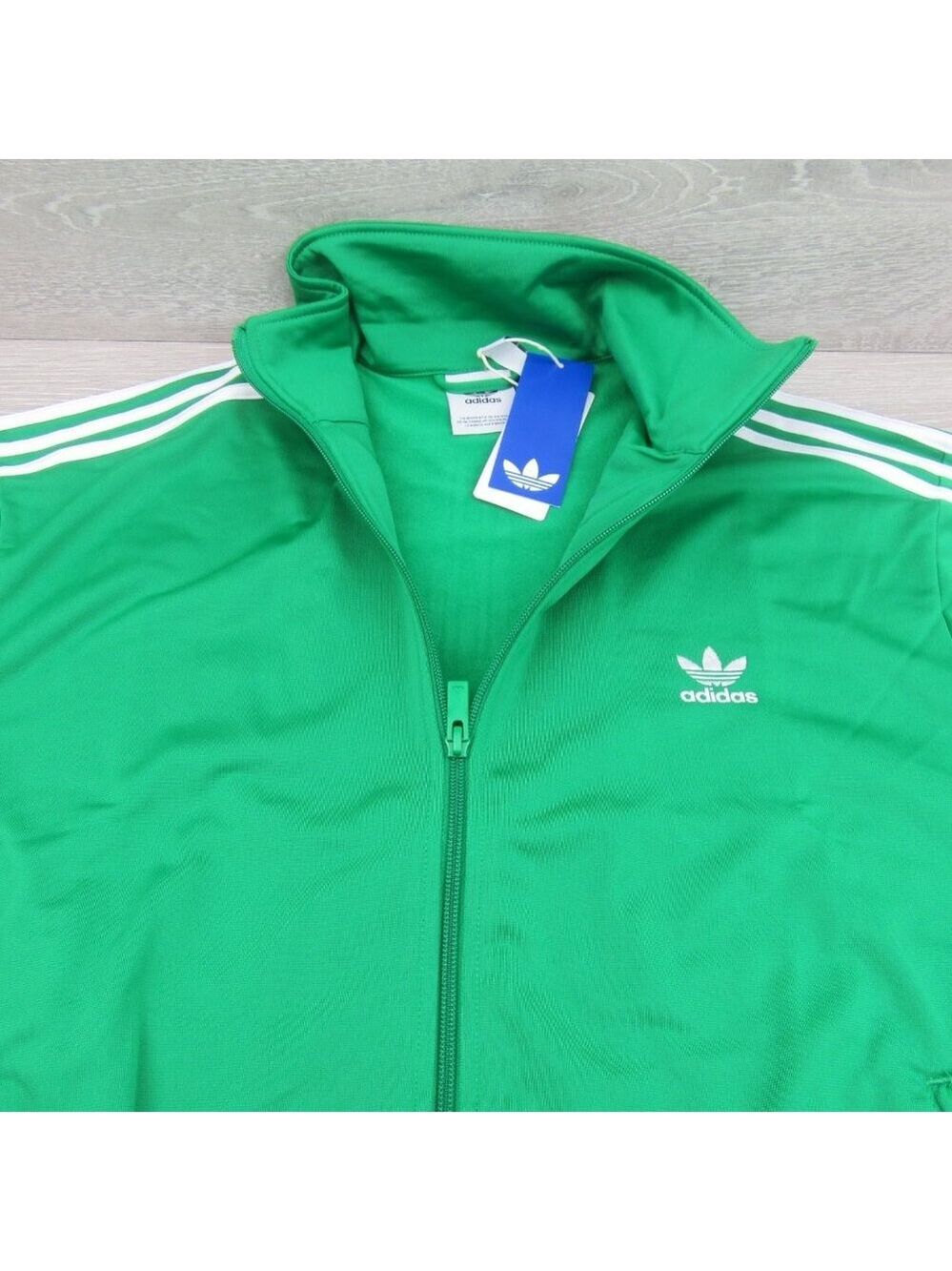 Adidas Originals Firebird Track Pants Jacket Jump Suit Men's Sz Medium Green NEW - Picture 4 of 16